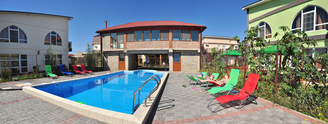 Гостевой дом в Поповке Крым с бассейном